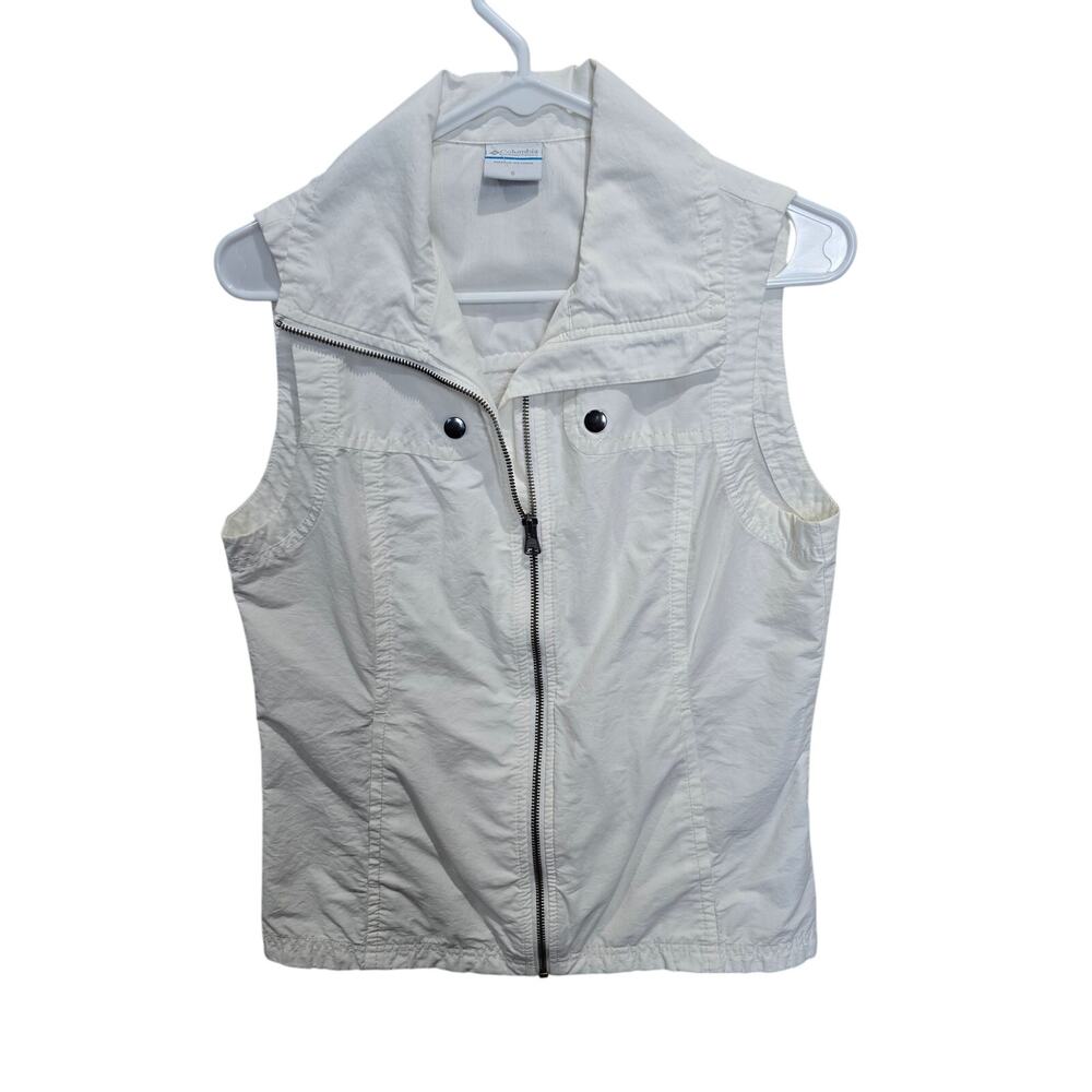 Women's Columbia Cotton Blend Full Zip Vest | Size Small